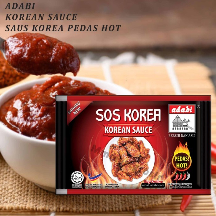 

Adabi Saos Korea Renceng 40 gram/Viral