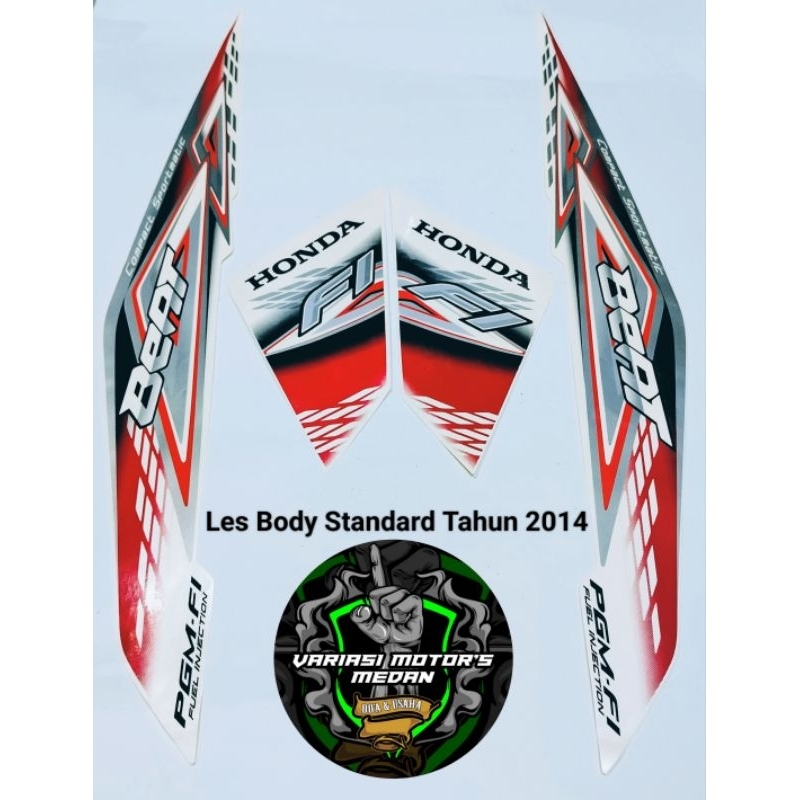Stripping Standar Untuk Motor Beat Tahun 2014