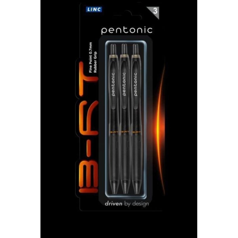 

[1pak isi 3pcs]B-RT PULPEN PENTONIC black original made india