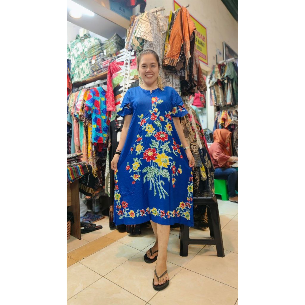 DASTER CAP BATIK SRAGEN RAYON CAP By YENI BAGARIANG BATIK