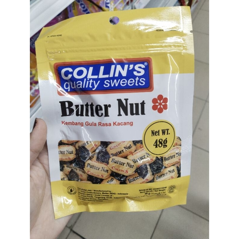 

COLLINS Butter nut Candy - Permen rasa kacang