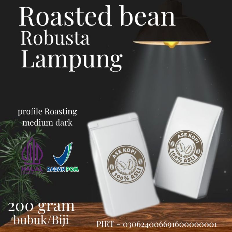 

Termurah - Roasted beans - espresso - bubuk kopi - biji kopi sangrai robusta lampung