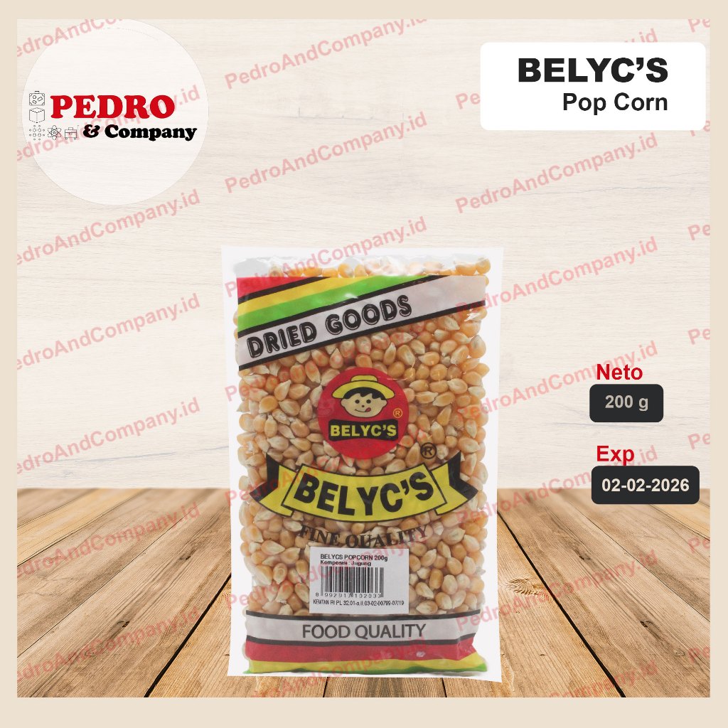 

Belycs popcorn dried pop corn 200 gram - jagung meleduk kering