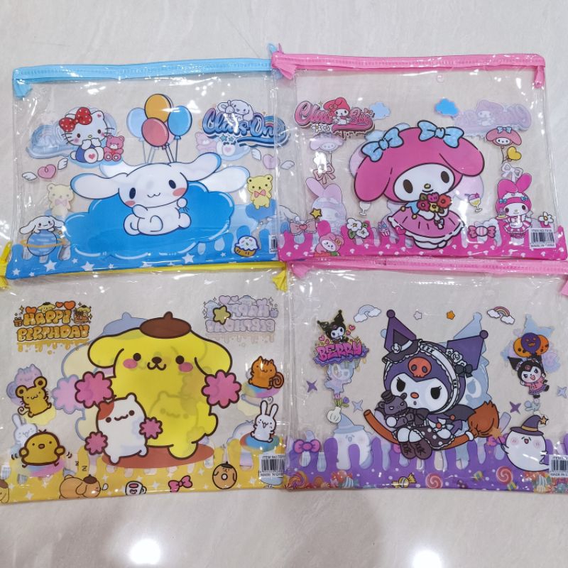 

document case transparant sanrio