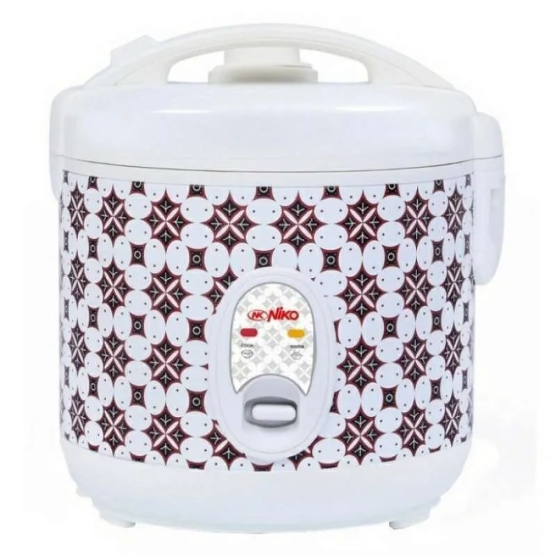 NIKO NK-12 BTQ / BG/WS RICE COOKER 1,2 LITER NIKO MOTIF RANDOM ORI