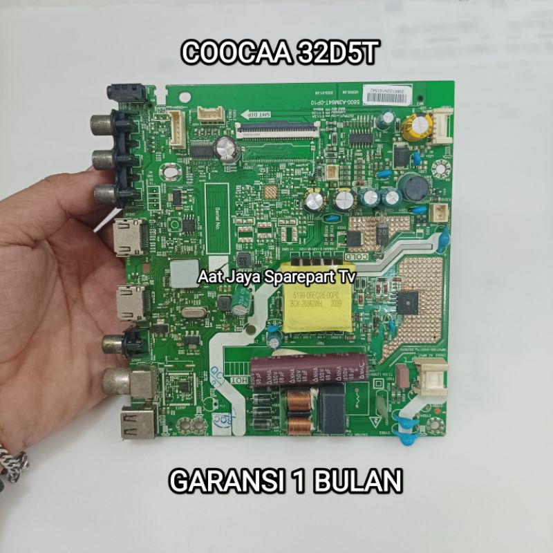 MAINBOARD TV LED COOCAA 32D5T MB - MOBO - MODUL - MOTHERBOARD - MESIN TV LED COOCAA 32D5T