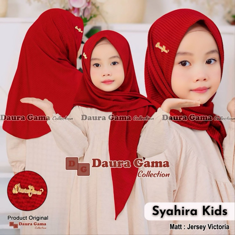 HIJAB INSTAN SYAHIRA KIDS ORI DAURAGAMA