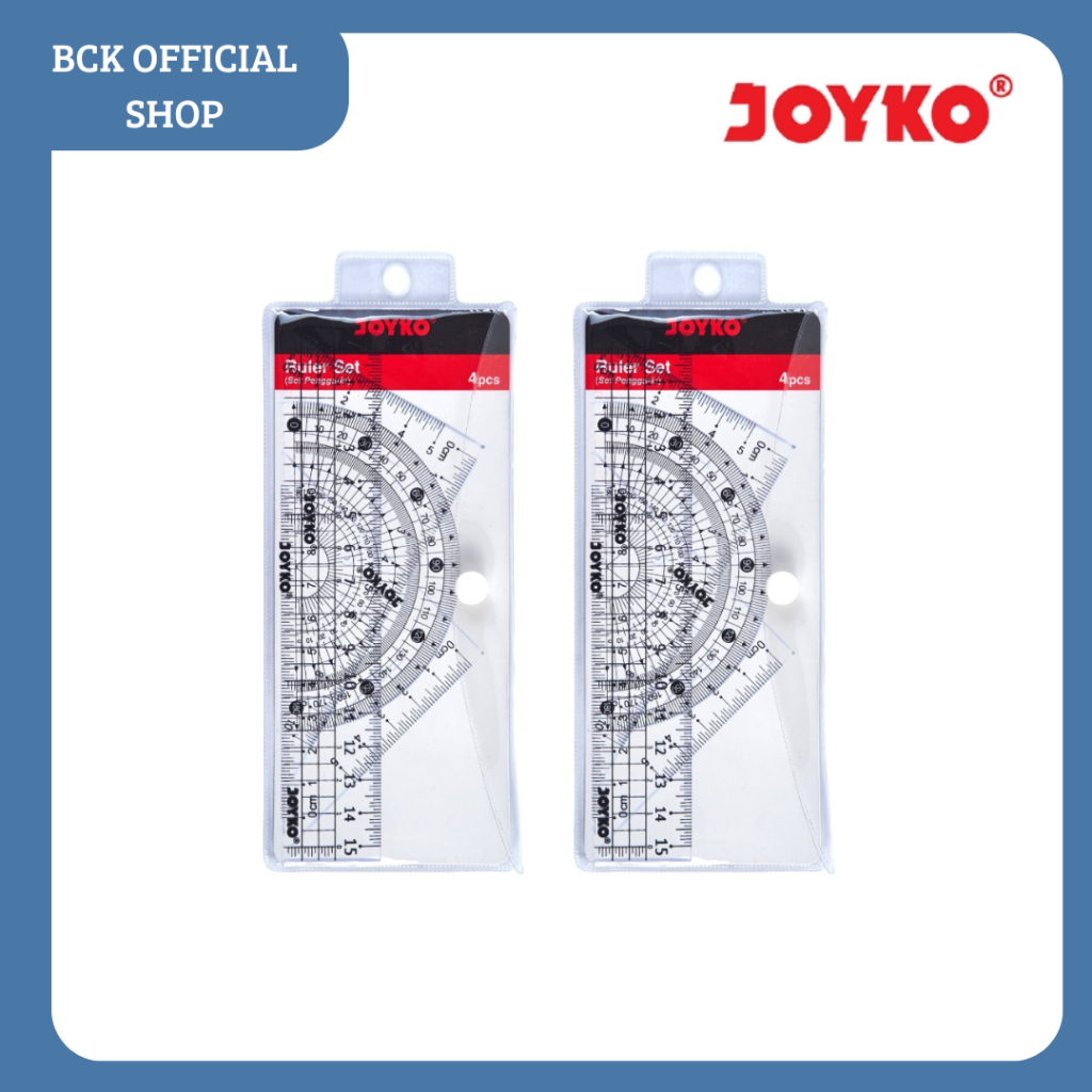 

Ruler Penggaris Joyko RL-PS2 1 Set 4 Pcs
