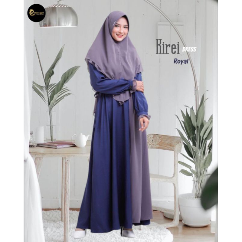 Kirei dress mom set khimar (Emka hijab)