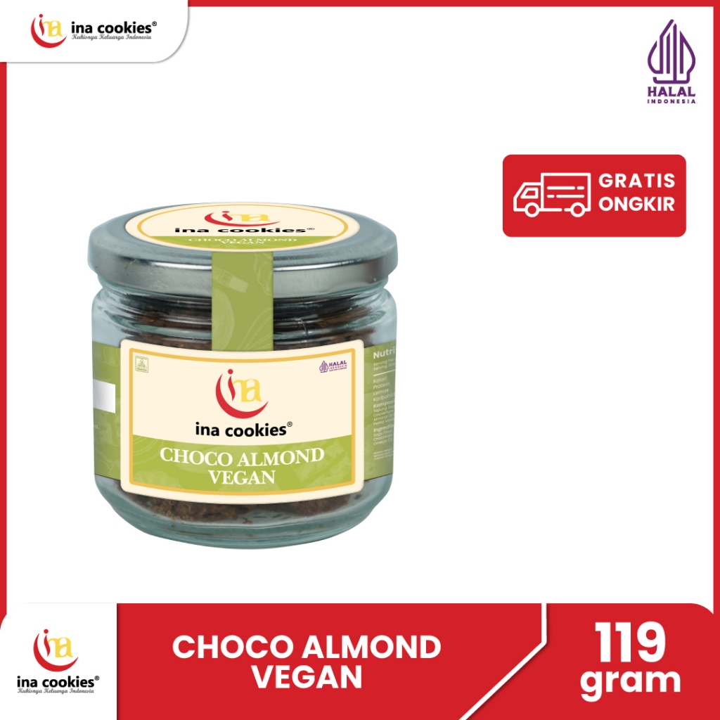 

Choco Almond Vegan JAR by Ina Cookies