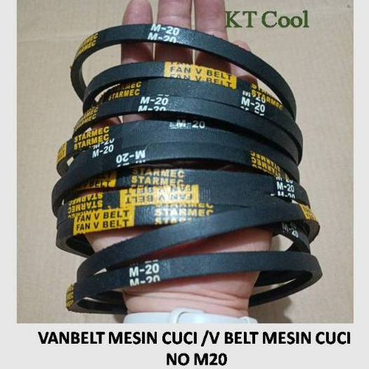 VANBELT MESIN CUCI /V BELT MESIN CUCI NO M20