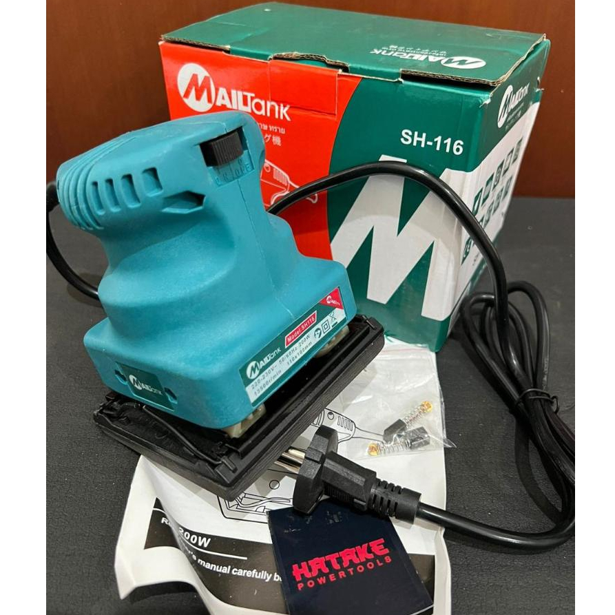 Mailtank Sh116-Elektrik Sander Mesin Amplas Kayu Mesin Amplas Tembok Sh116-Electric Sander Sh-116