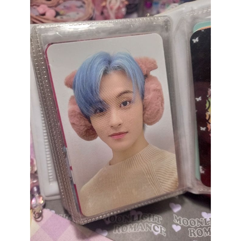 NCT Mark Photocard PC Pink Christmas Xmas Official