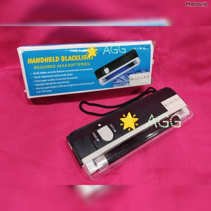 MONEY DETECTOR UANG PALSU/LAMPU UV ALAT DETEKSI UANG PALSU PORTABLE