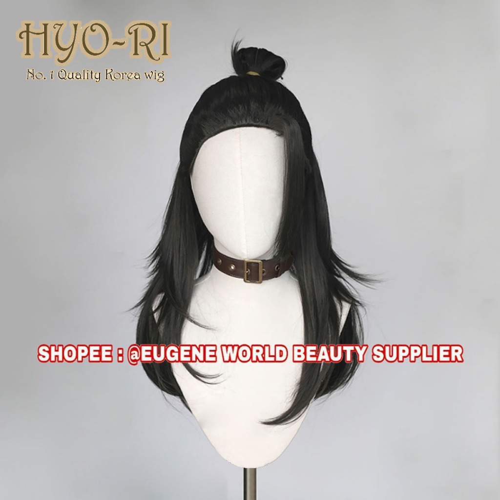 READY STOCK - WIG KENJAKU WIG GETO SUGURU WIG SUGURU GETO RAMBUT PANJANG WIG COSPLAY ANIME JUJUTSU K