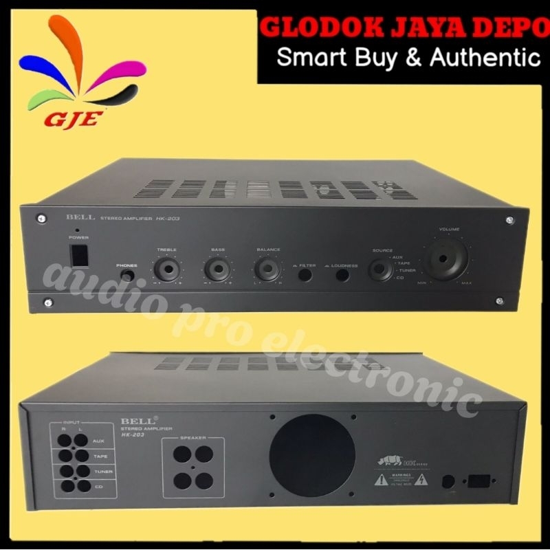 BOX POWER AMPLIFIER BELL HK-203