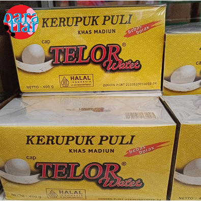 

Kerupuk Puli Khas Madiun TELOR WALET Asli Original