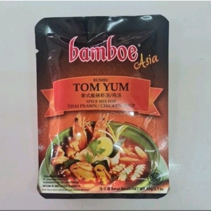 

Bamboe Asia Bumbu Tomyum 60gr