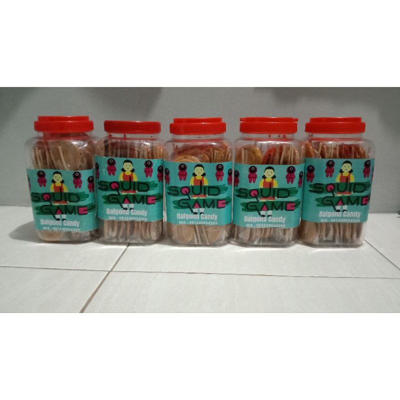 

Permen Dalgona Candy Squid Game. Permen Viral. permen termurah dan terenak.