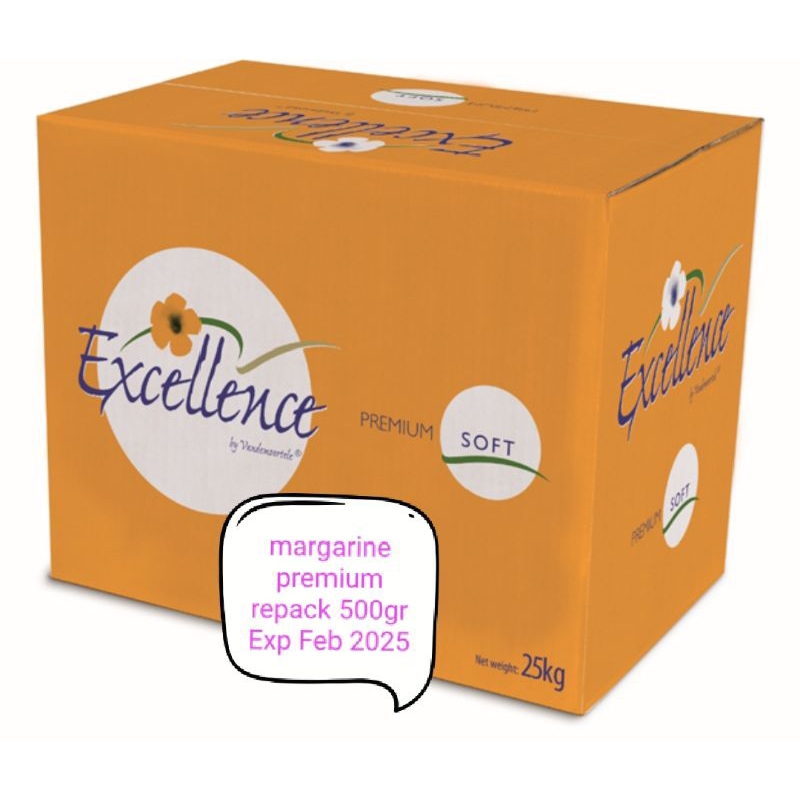 

butter margarine excellence premium soft 500gr