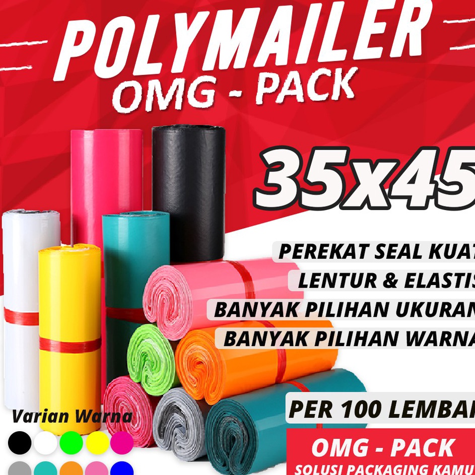 

Best Seller POLYMAILER 35x45 Kantong Tebal Premium Online Shop Packaging TERMURAH MOTIF