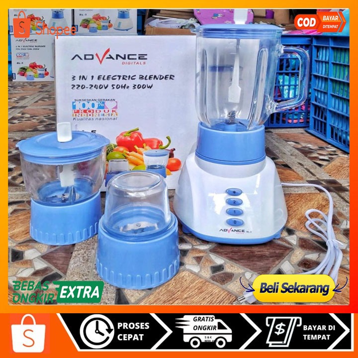 blender advance bl2/blender advance bl 2/bl 5/bl 11/bl 20-blender kaca 2in1 Garansi Resmi Advance 1 