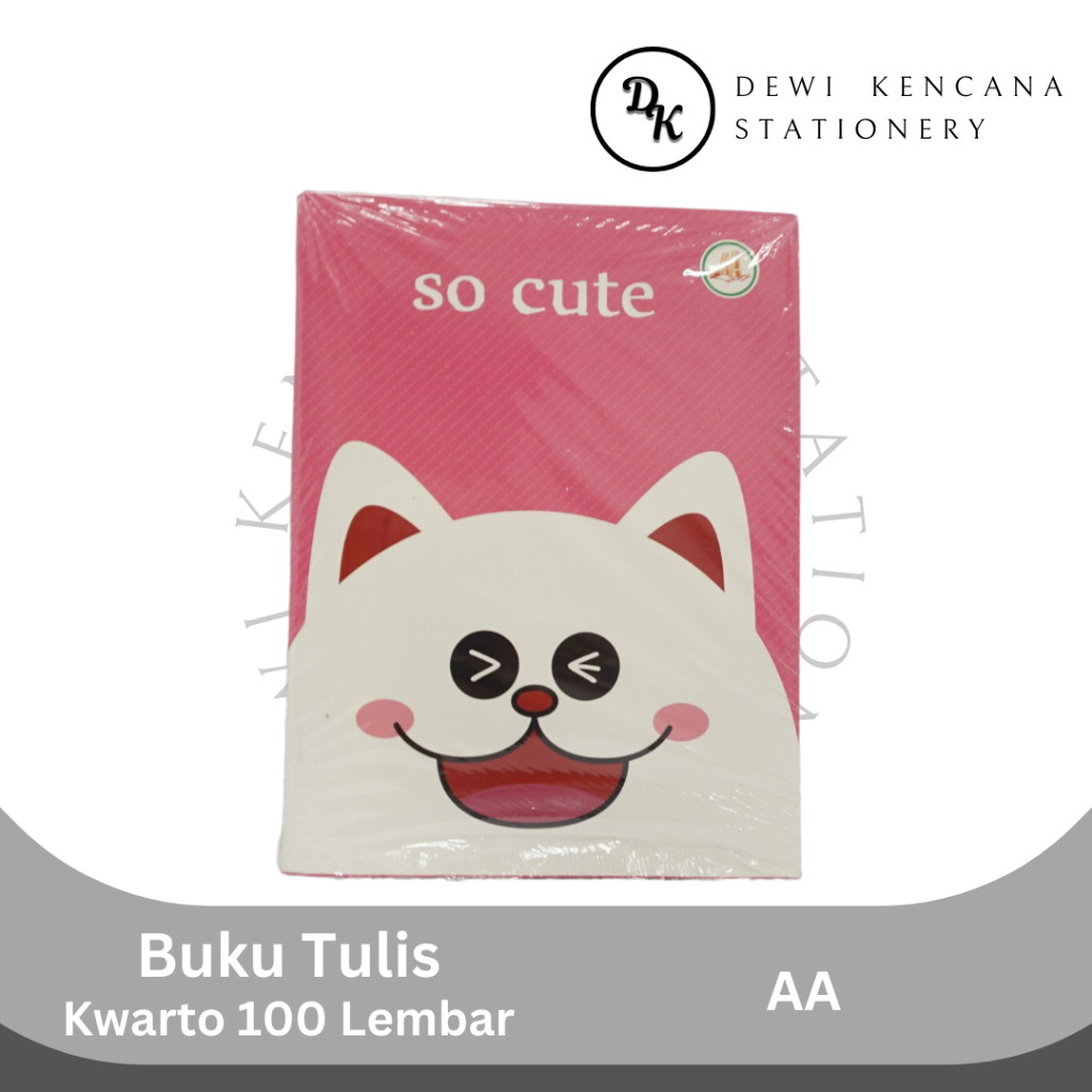 

Ay00! Buku Tulis Kuarto 100 Lembar AA 1 Pak Isi 5 Buku