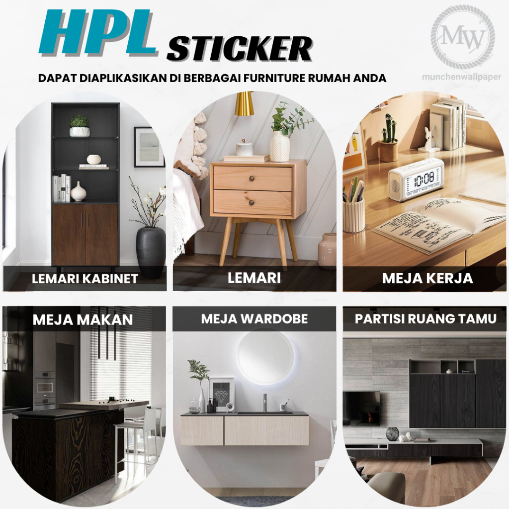HPL STICKER / HPL MOTIF KAYU / PELAPIS KAYU TRIPLEK MEJA DINDING PINTU