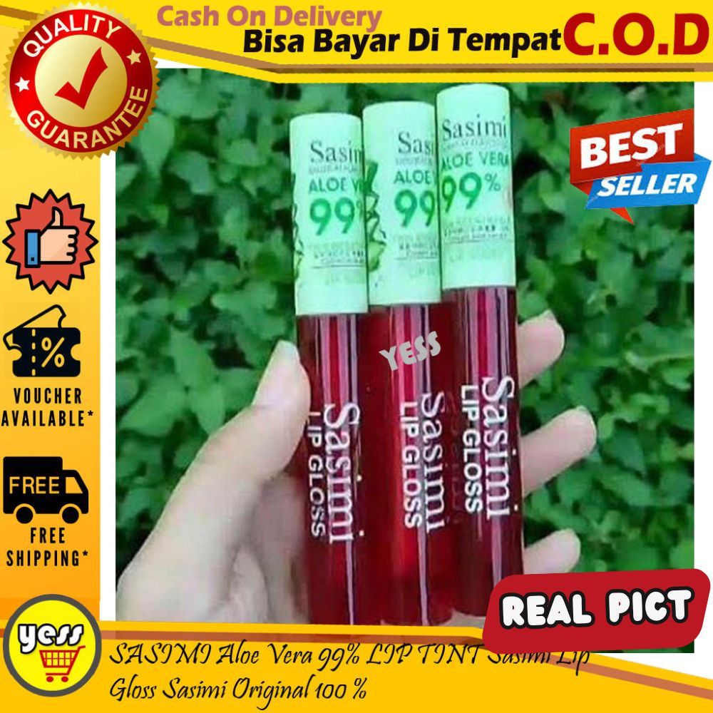 Sasimi Lip Tint Aloe Vera | Lip Tint Sasimi Aloe Vera | Sasimi Aloevera Lip tint