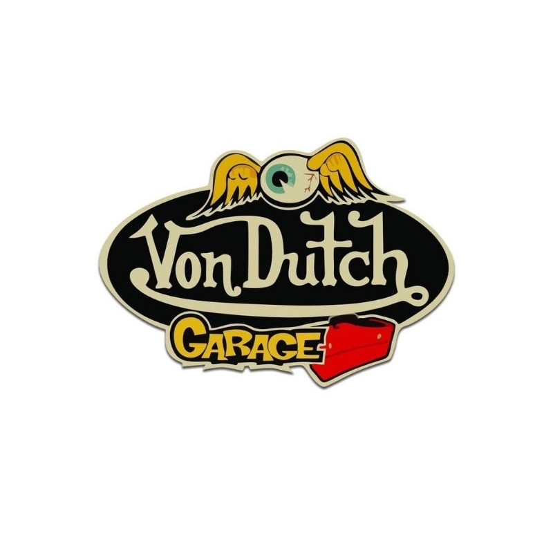 

Stiker Von Dutch Vinyl Glossy Sticker Garage