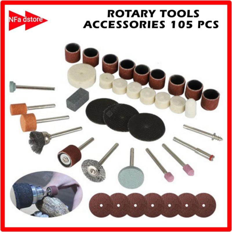 Mata Gerinda Mini Aksesoris Mata Tuner Bor Mini Die Grinder Mata Gerinda Mini Grinder Set 105