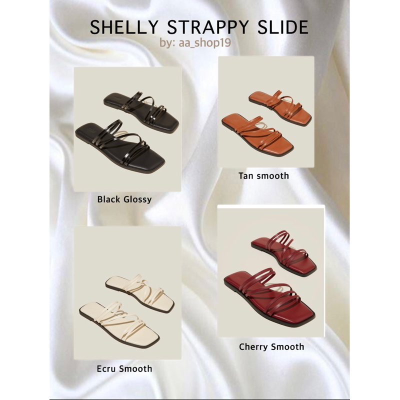 SANDAL RUBI- SHELLY STRAPPY SLIDE