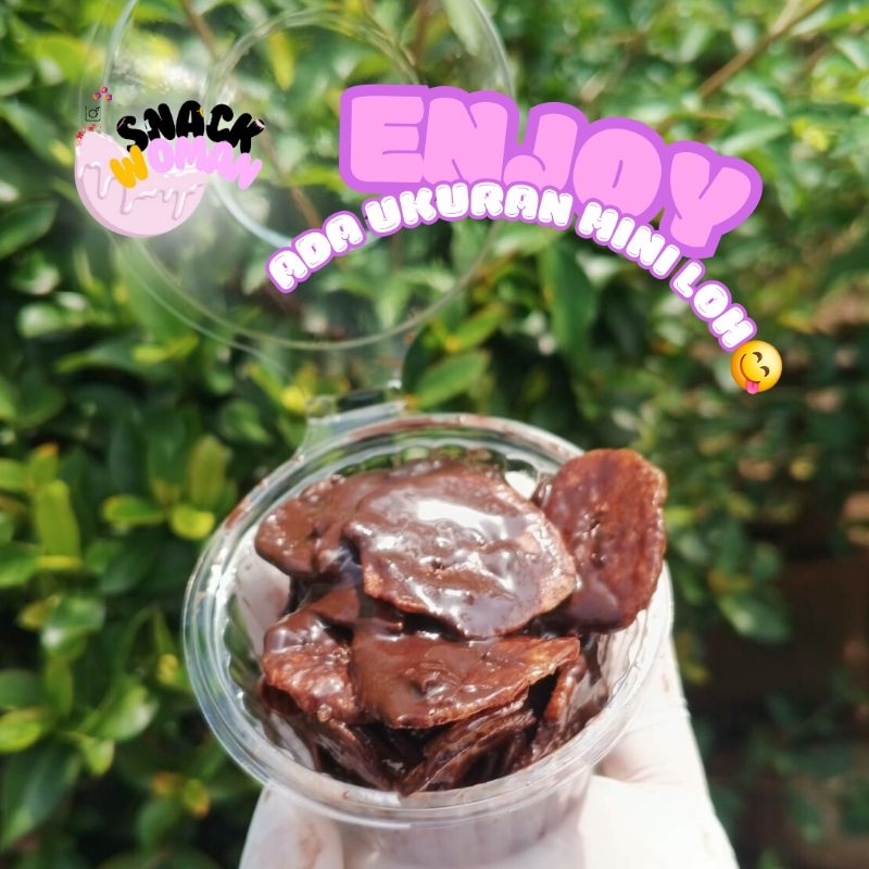 

KERIPIK PISANG LUMER RASA COKELAT UKURAN MINI