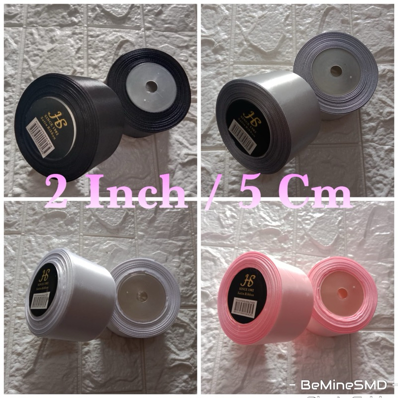 

PITA SATIN ROLL 5 cm atau 2 inch harga per 1 ROLL