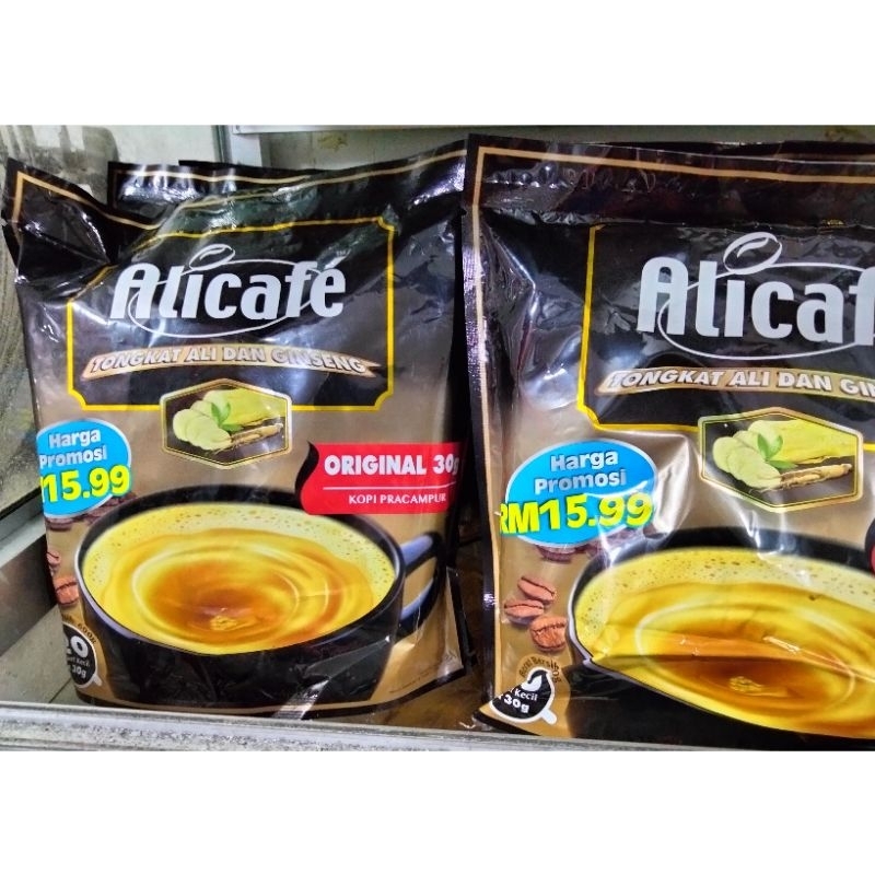 

Alicafe Tongkat Ali dan Ginseng / Kopi Malaysia / Kopi Instan / Minuman Serbuk Kopi