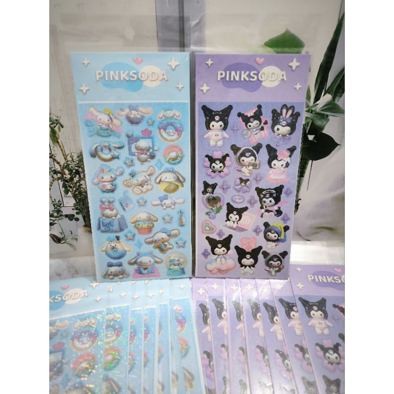 

Stiker Kuromi Cinnamoroll ( 1 lembar )