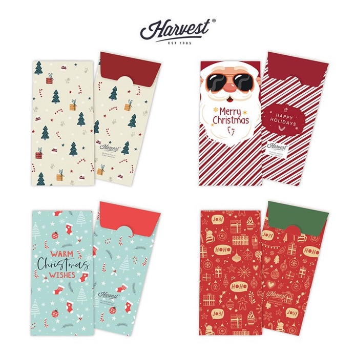 

KUALITAS OKE Amplop Angpao Natal Harvest isi 6 Splendid Xmas