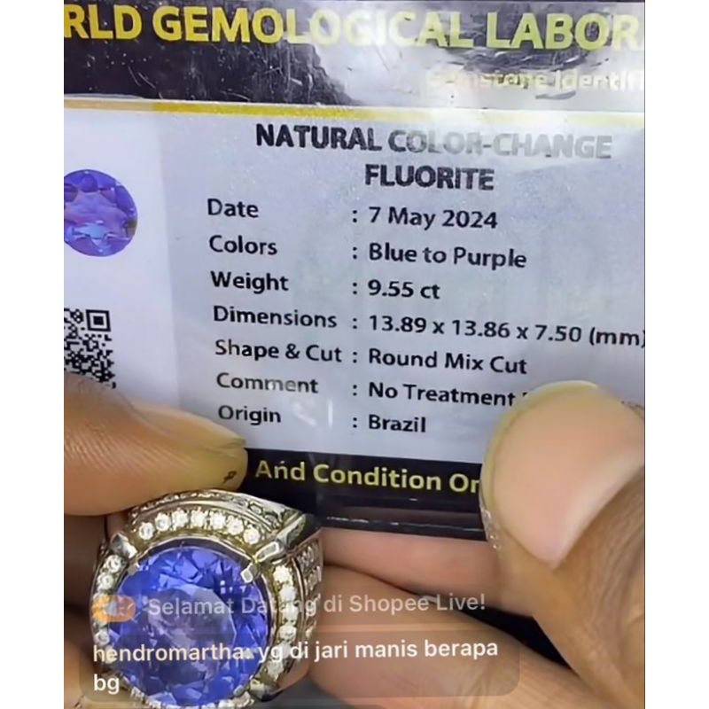 List Check Out Color Change Fluorite