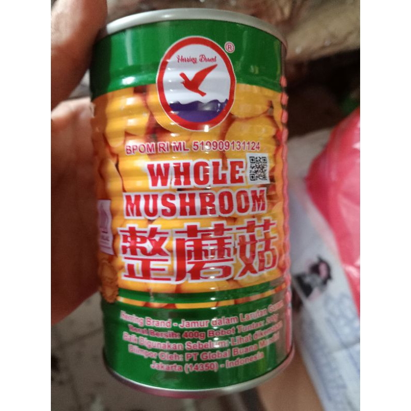 

whole mushroom jamur dalam kaleng 425grm