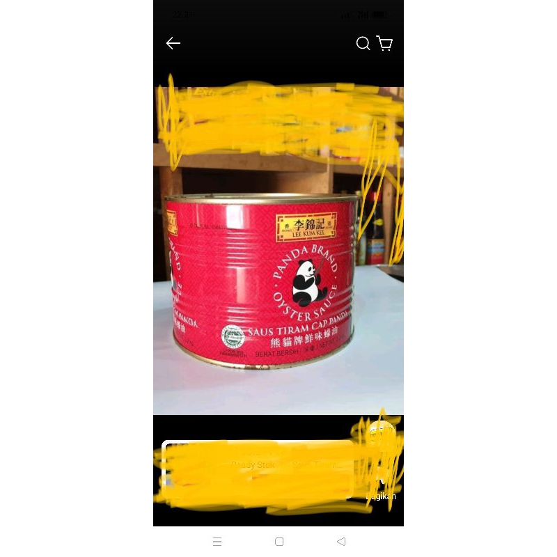

sauce tirem lkk panda kaleng 2,2kg