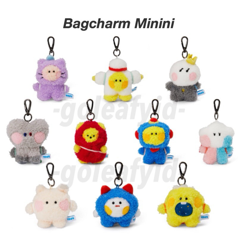 READY STOCK OFFICIAL TRUZ BC BAGCHARM MININI MESSAGE IMPRESSIVE