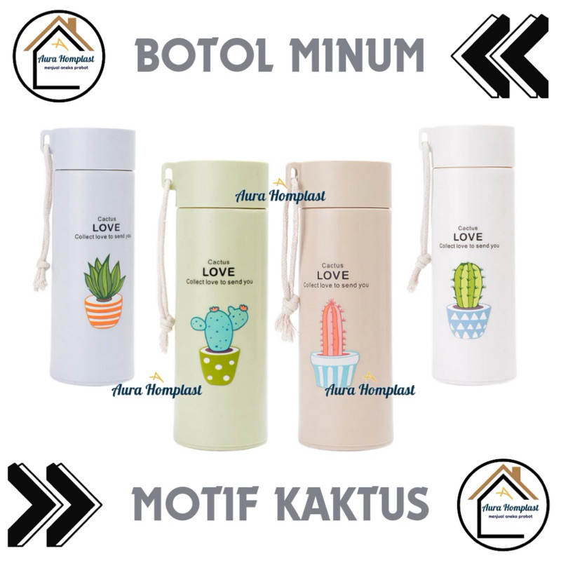 Botol minum kaktus / Tumblr kaktus