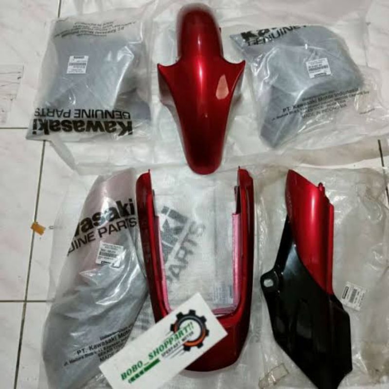 full body set body set Ninja R SS merah maron original