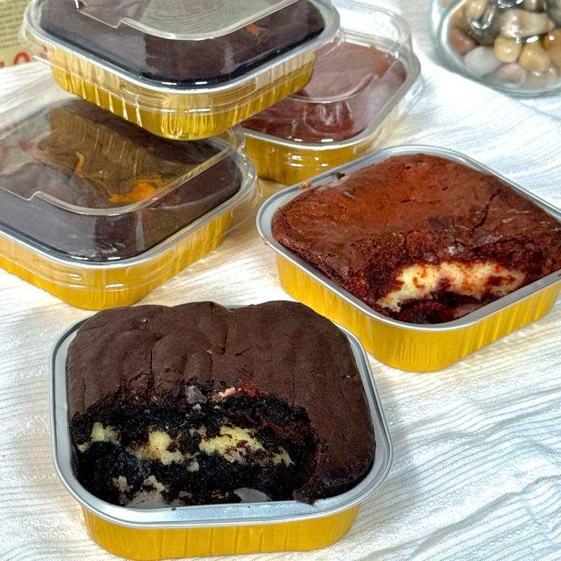 

Mini Cheese Fudgy Brownies