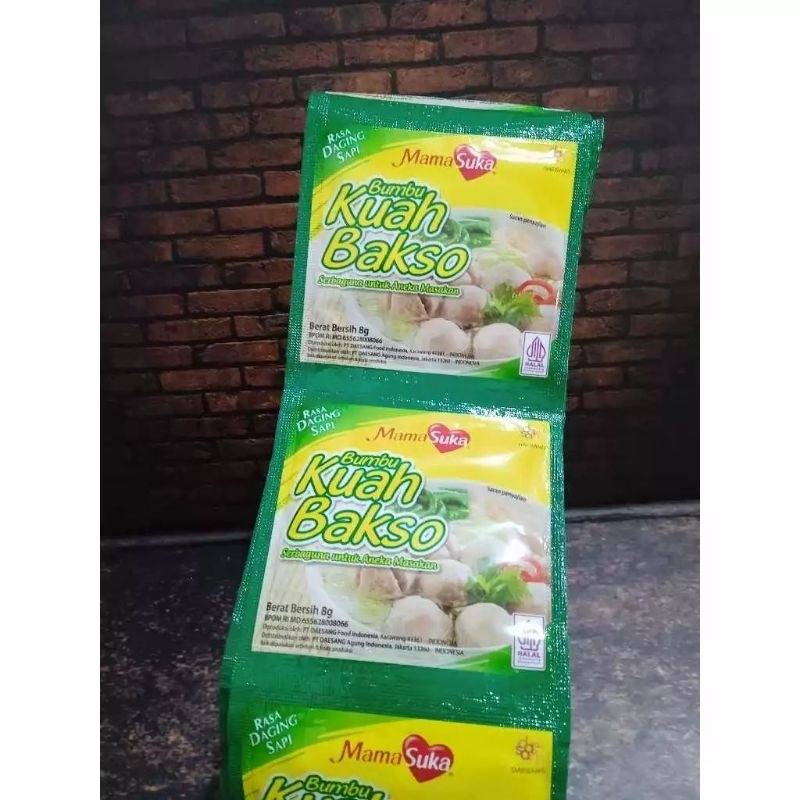 

Bumbu Kuah Bakso Mamasuka 8gr
