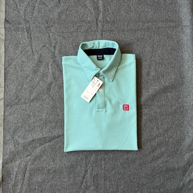 KAOS POLO KERAH PRIA/POLOSHIRT UNIQLO/KAOS POLO UNIQLO COWOK BORDIR