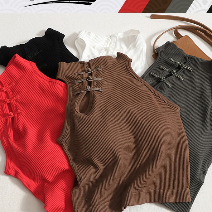 FG2 1882FITZCO Tanktop Bra Wanita Kamisol Halter