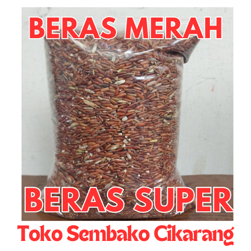 

(BERGARANSI) PROMOOO BERAS MERAH 1 KILO TOKO SEMBAKO CIKARANG