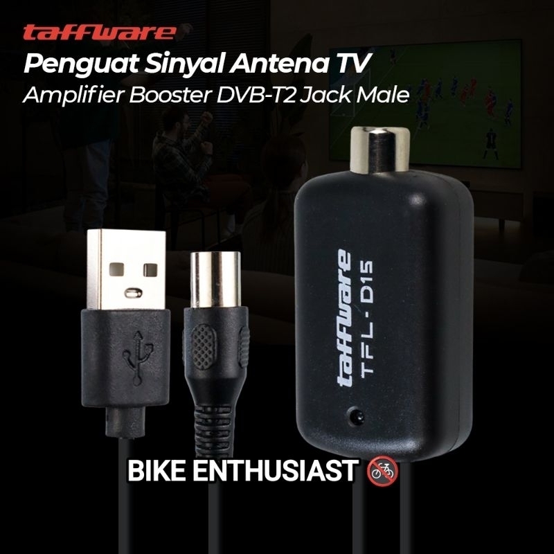 TFL-D15 taffware penguat sinyal antena tv digital penguat sinyal tv digital antena booster sinyal an