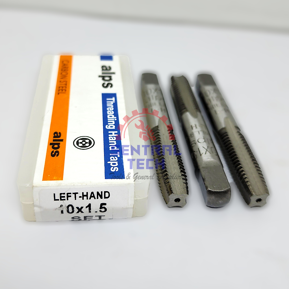 Hand Tap M10 X 1.5 Drat Kiri ALPS Carbon Steel Left Hand Metric Set